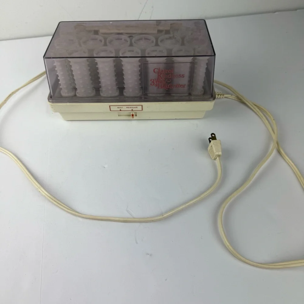 Vintage Clairol Kindness 3 Way Hairsetter Model K-420S Hair Curler Roller